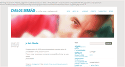 Desktop Screenshot of blog.carlosserrao.net