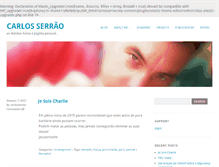 Tablet Screenshot of blog.carlosserrao.net